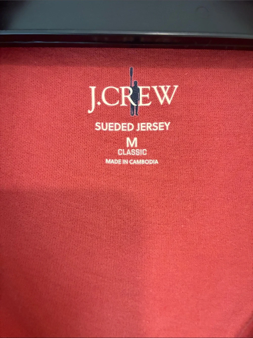 J. Crew Men's Polo Shirt in Rust